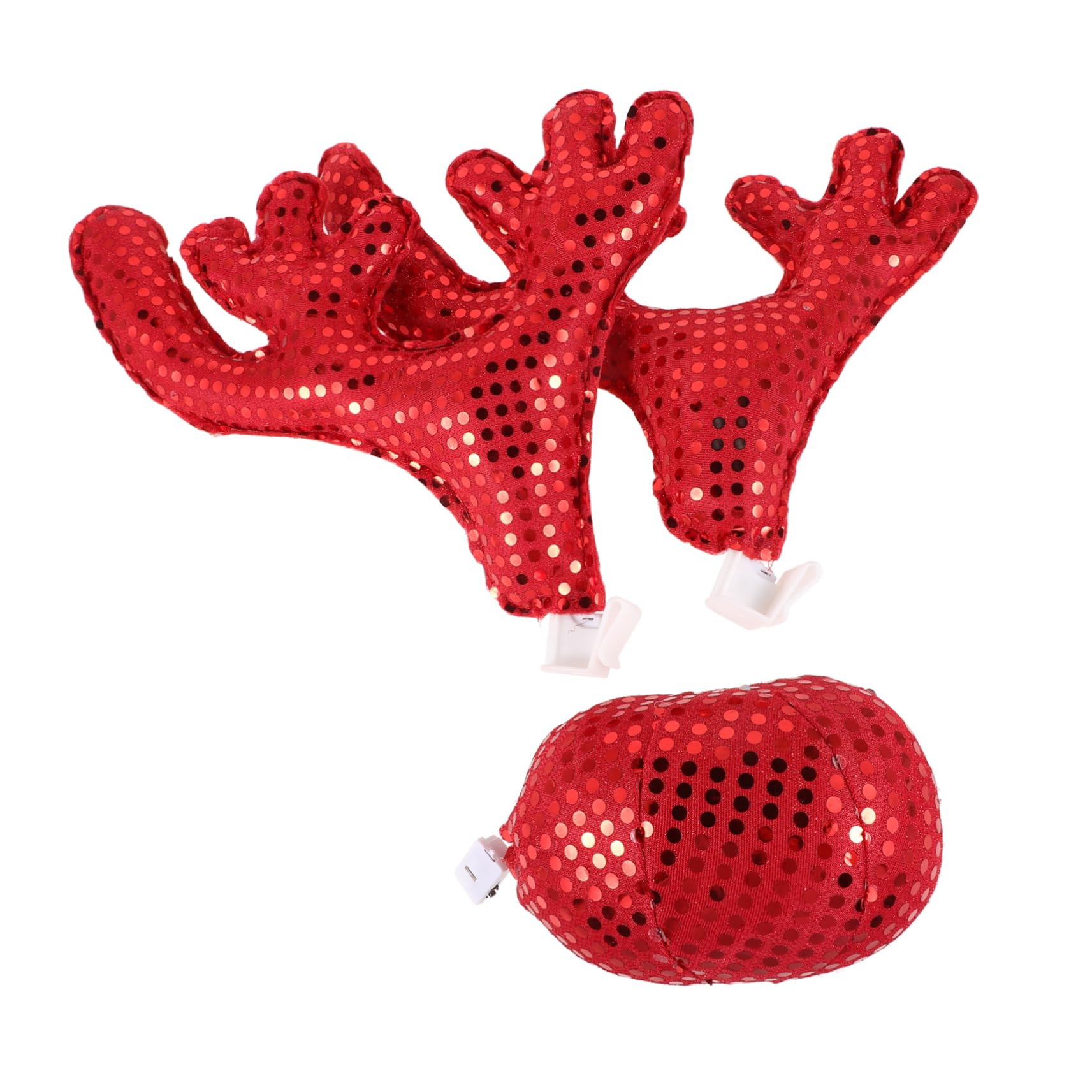 Accesorios de disfraz navideño para vehículos PLAFOPE y luces led de adorno de Navidad 8