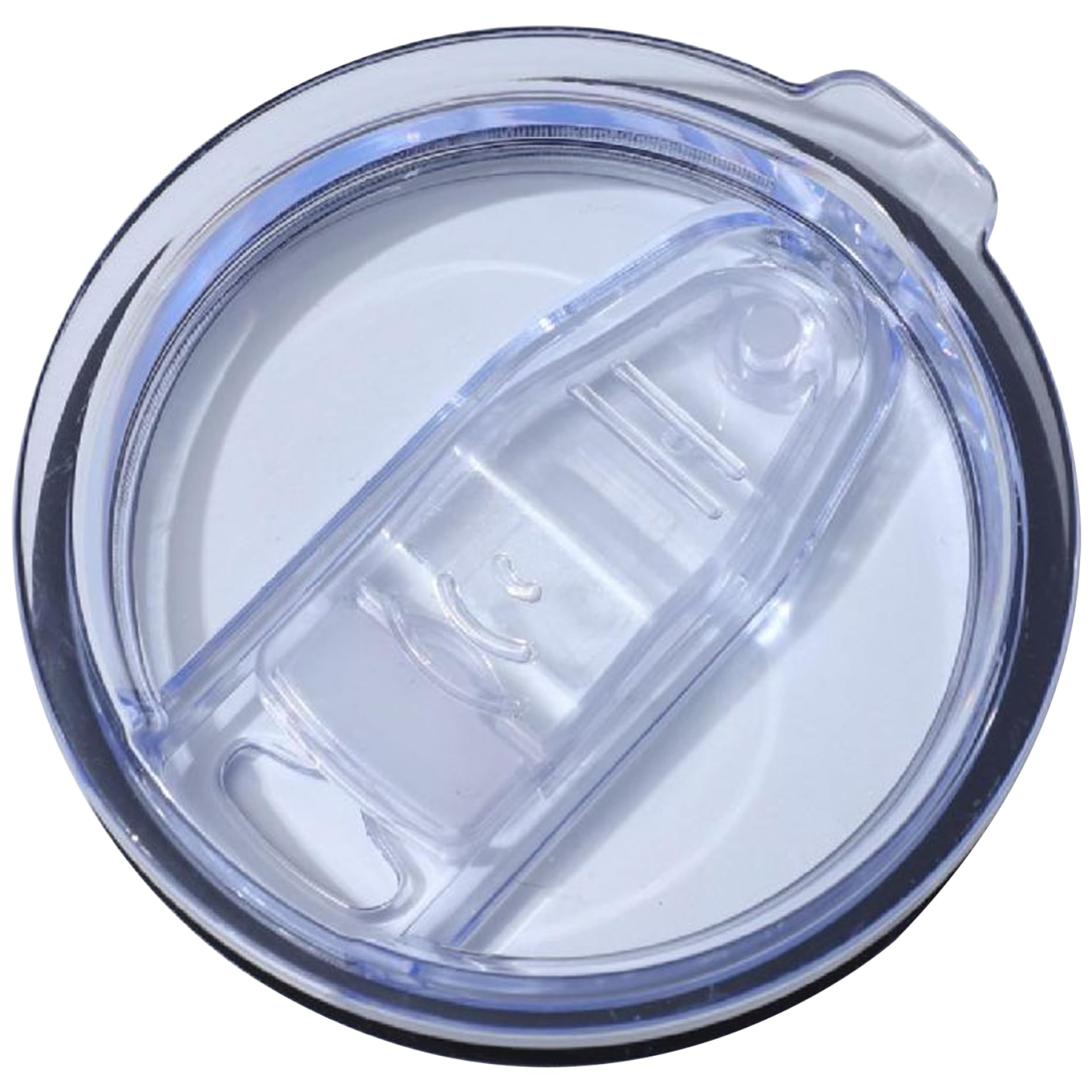 Azidweryq 20Oz Skinny Tumbler Lid Replacement 3.4" Spill Proof Clear Splash Resistant20 Oz Tumbler Lid Replacement Safe Coffee Cup Lids For Home