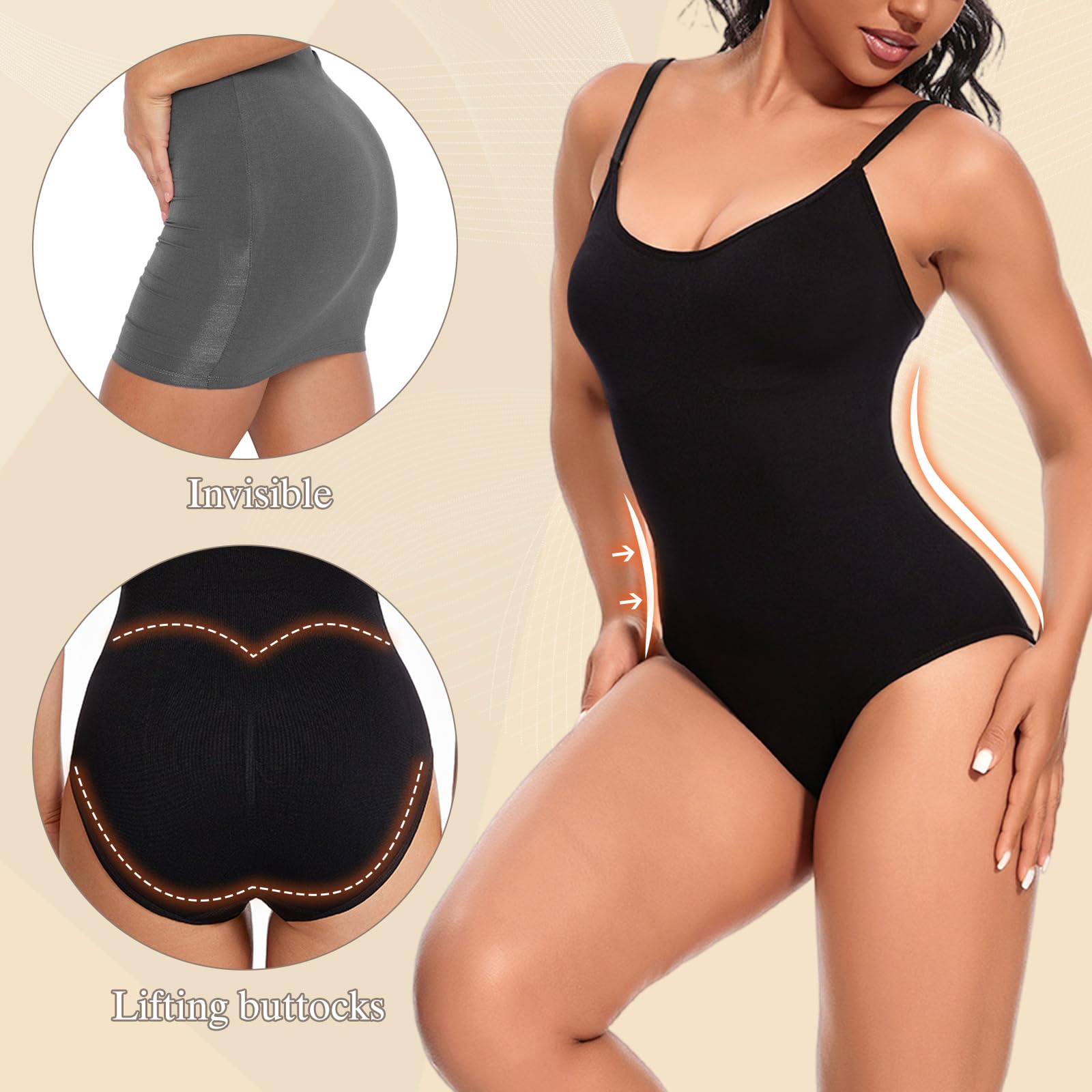 Damskie body wyszczuplające brzuch płaski kombinezon wyszczuplający bielizna modelująca body modelująca rzeźbienie wyszczuplające niewidoczny bielizna bielizna gorset ciało