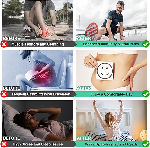 Miniatura 8 de Aceite de semilla negra de musgo marino con ashwagandha y jengibre, cúrcuma raíz de bardana y vitamina C, vitamina D3, suplemento de cápsula