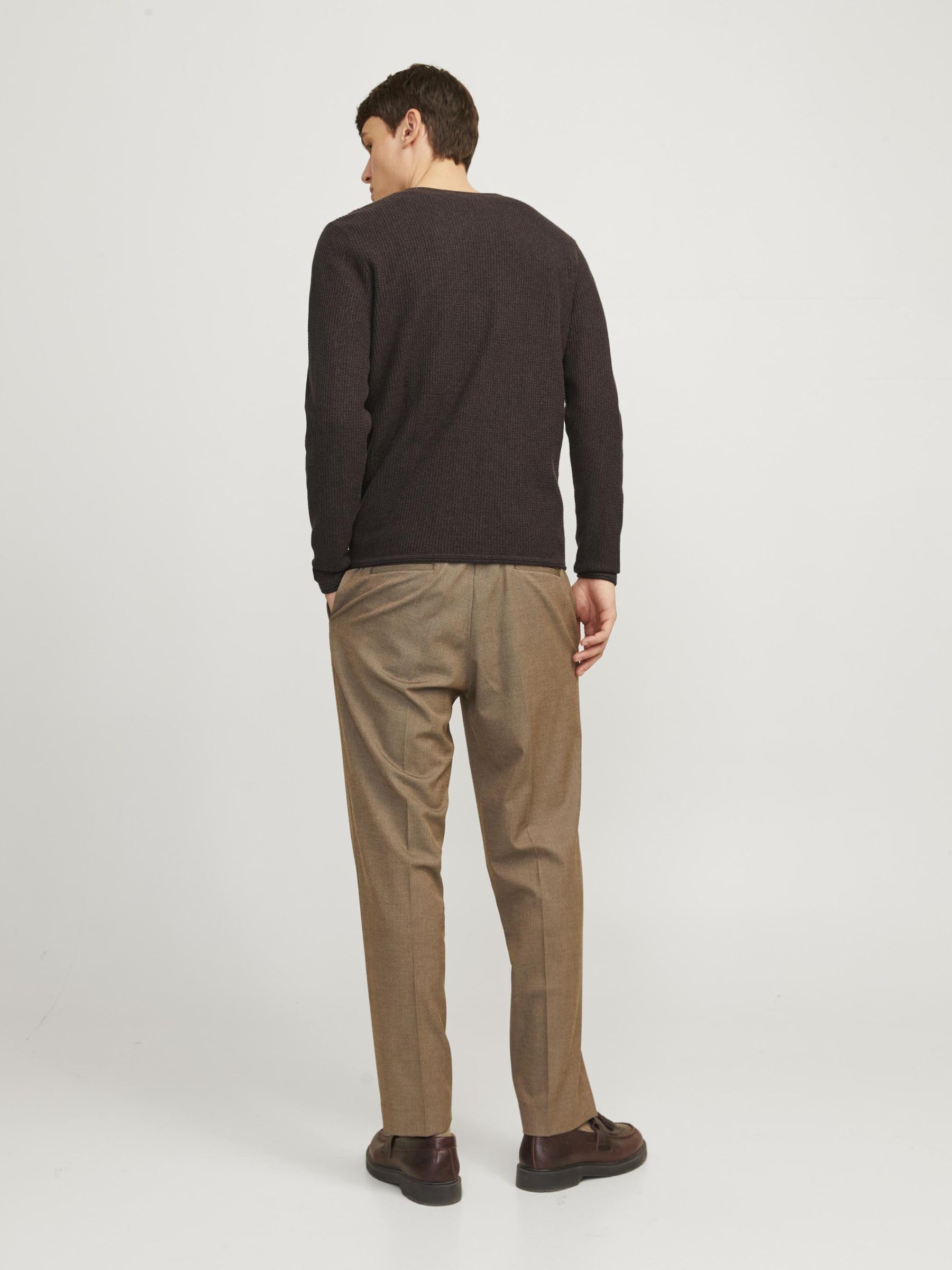 JACK & JONES Male Strickpullover Einfarbig Strickpullover