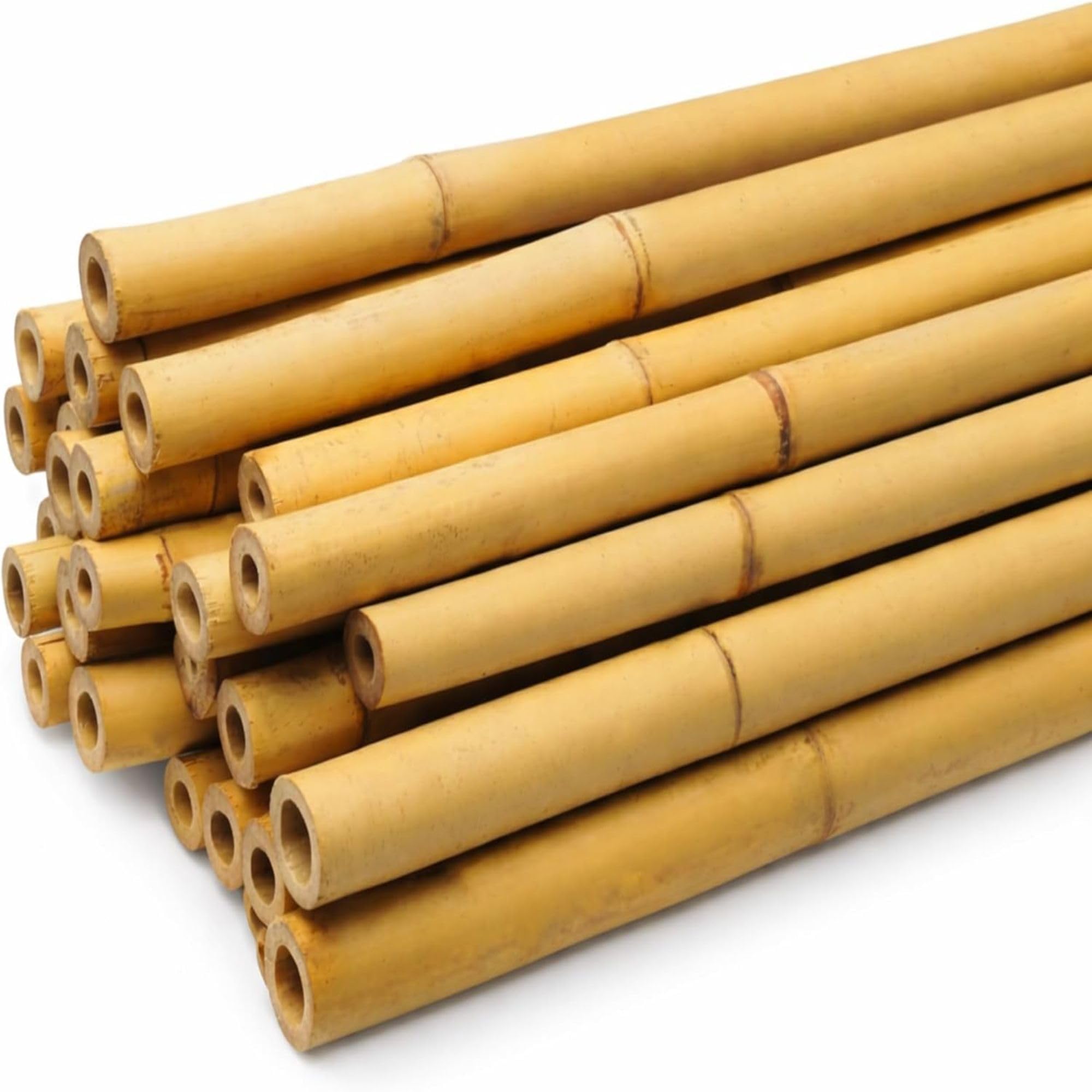 Bamboo Canes Garden Plant Support Stakes Heavy Duty Natural Bamboo Sticks for Plants, Climbing Plants & Vegetables, Strong Durable Garden Bamboo stacks 2ft / 3ft / 4ft / 5ft / 6ft Pack (30, 2ft)