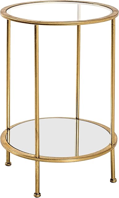 HAKU Möbel Side Table, Gold, 38 x 55 cm