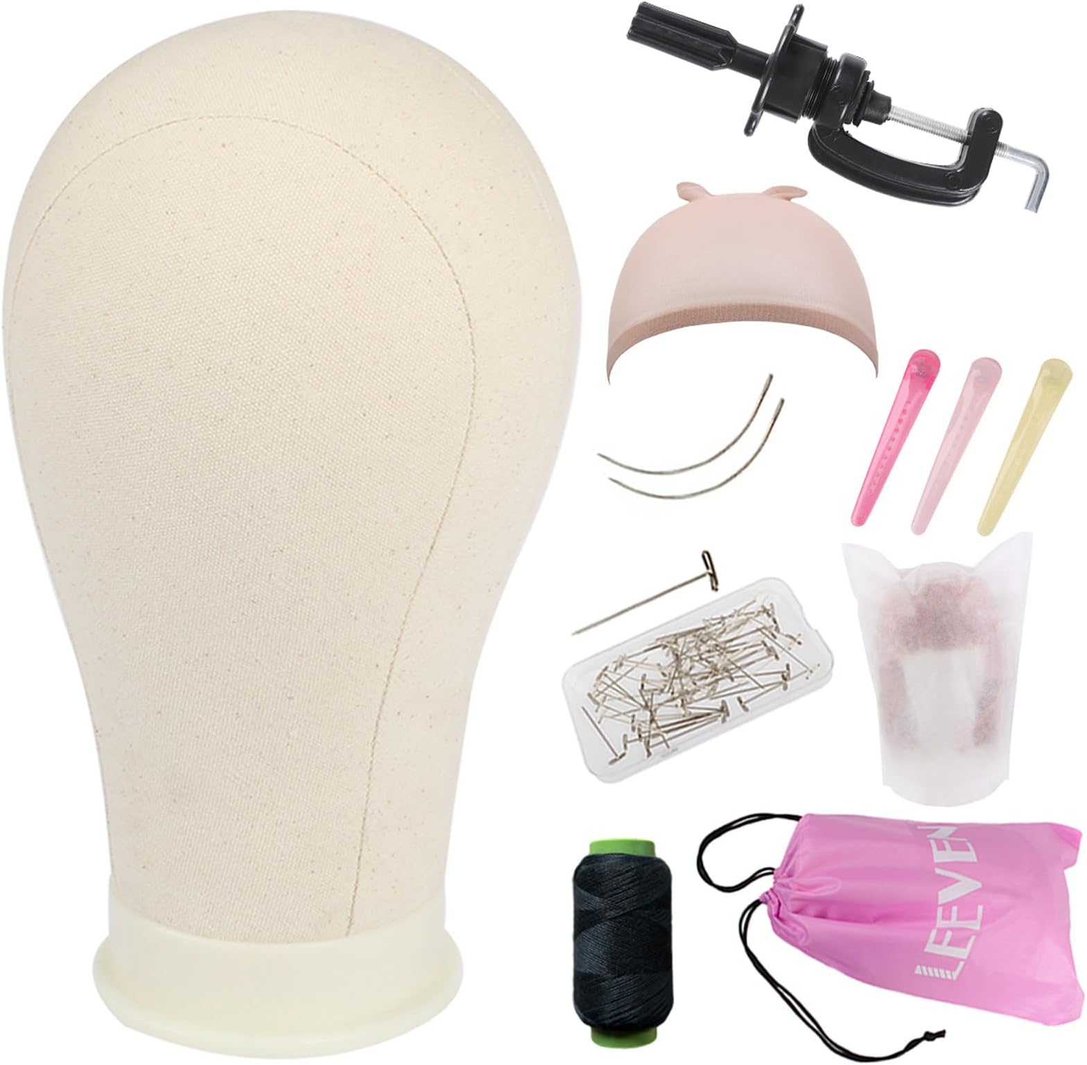 Canvas Block Head for making wigs