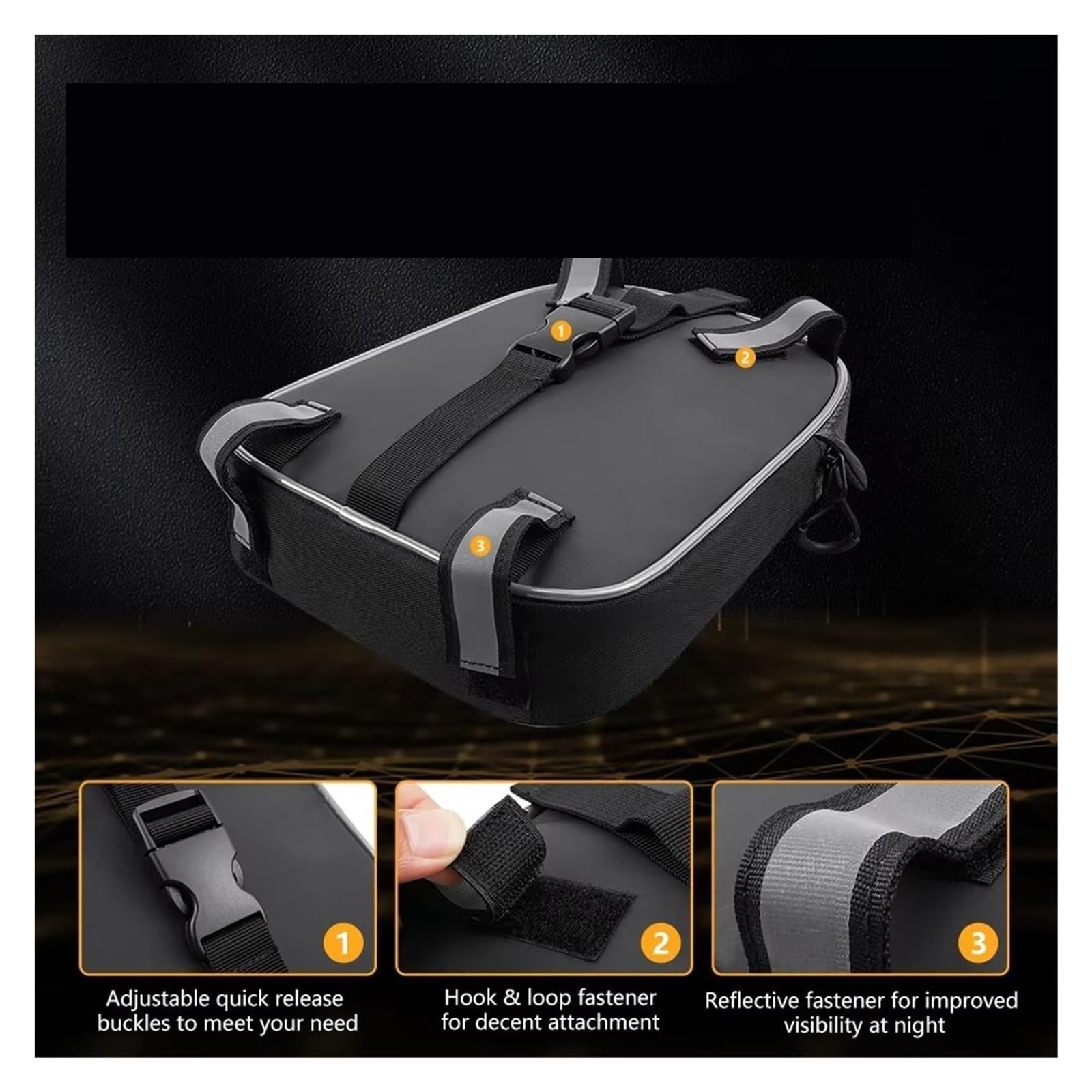 Moto Paraurti Borsa per BMW per R1200GS per LC per Adventure 2014-2020 per R1250GS Moto Coda Attrezzi Portaoggetti Posteriore Telaio Pacchetto Bagagli Sella Borsa