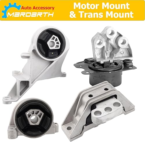 Miniatura 3 de Juego de 4 soportes para motor y trans compatibles con Equinox Torrent 3.4L 2005-2009, repuesto OEM # A5324 A3082 A3069 A5325
