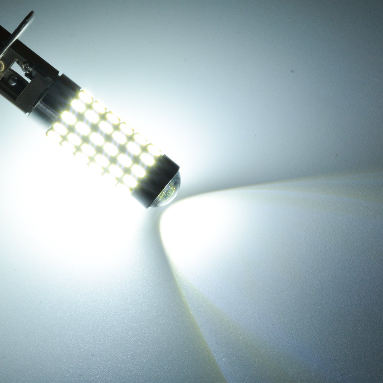 KATUR 2 szt. 900 lumenów H3 podstawa super jasne 3014 78SMD żarówki LED do jazdy dziennej ksenonowe białe 6000 K DC 12 V-24 V