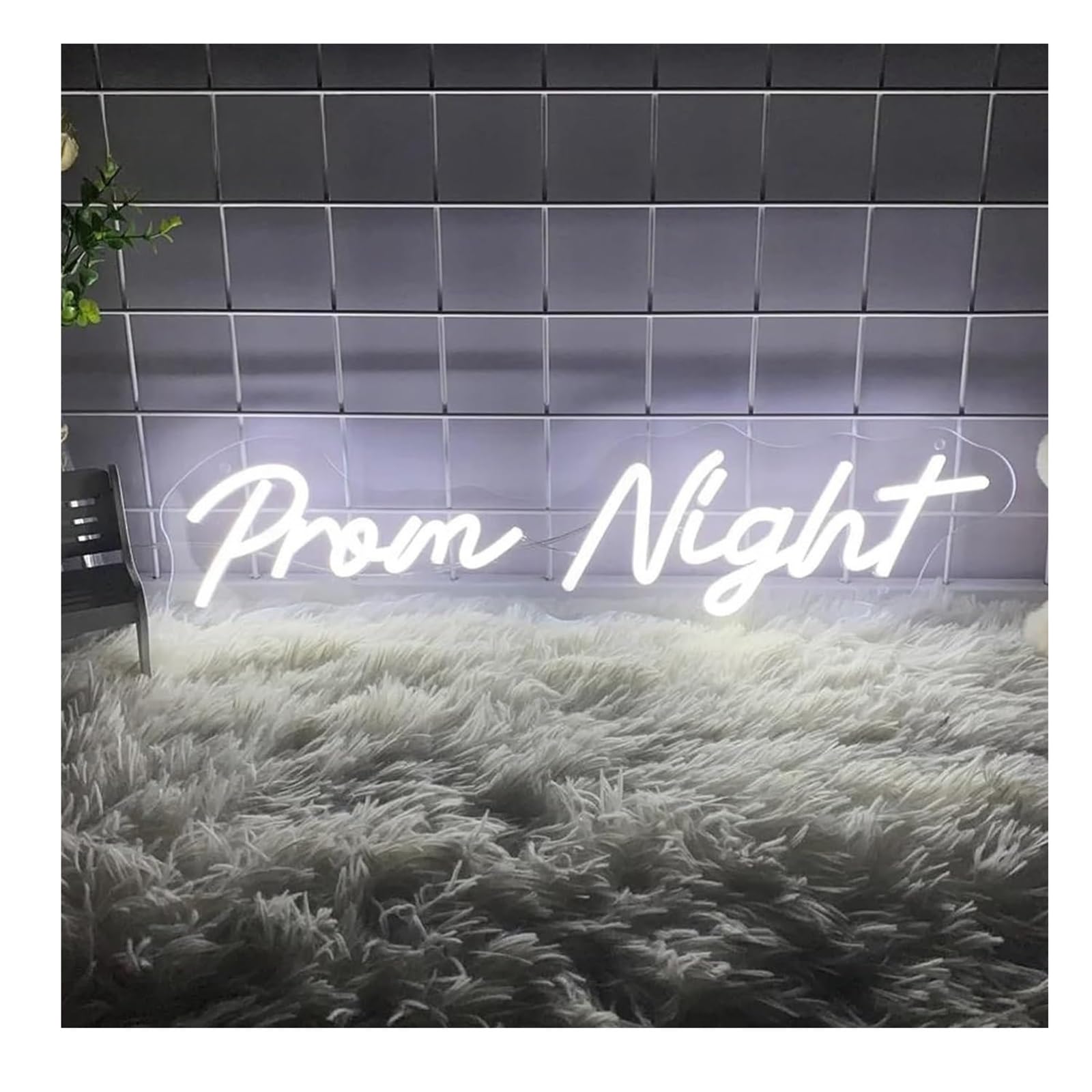 Zynther Neon lamp for neon Sign Prom Night Light with Variable Intensity(55cmx14.5cm)