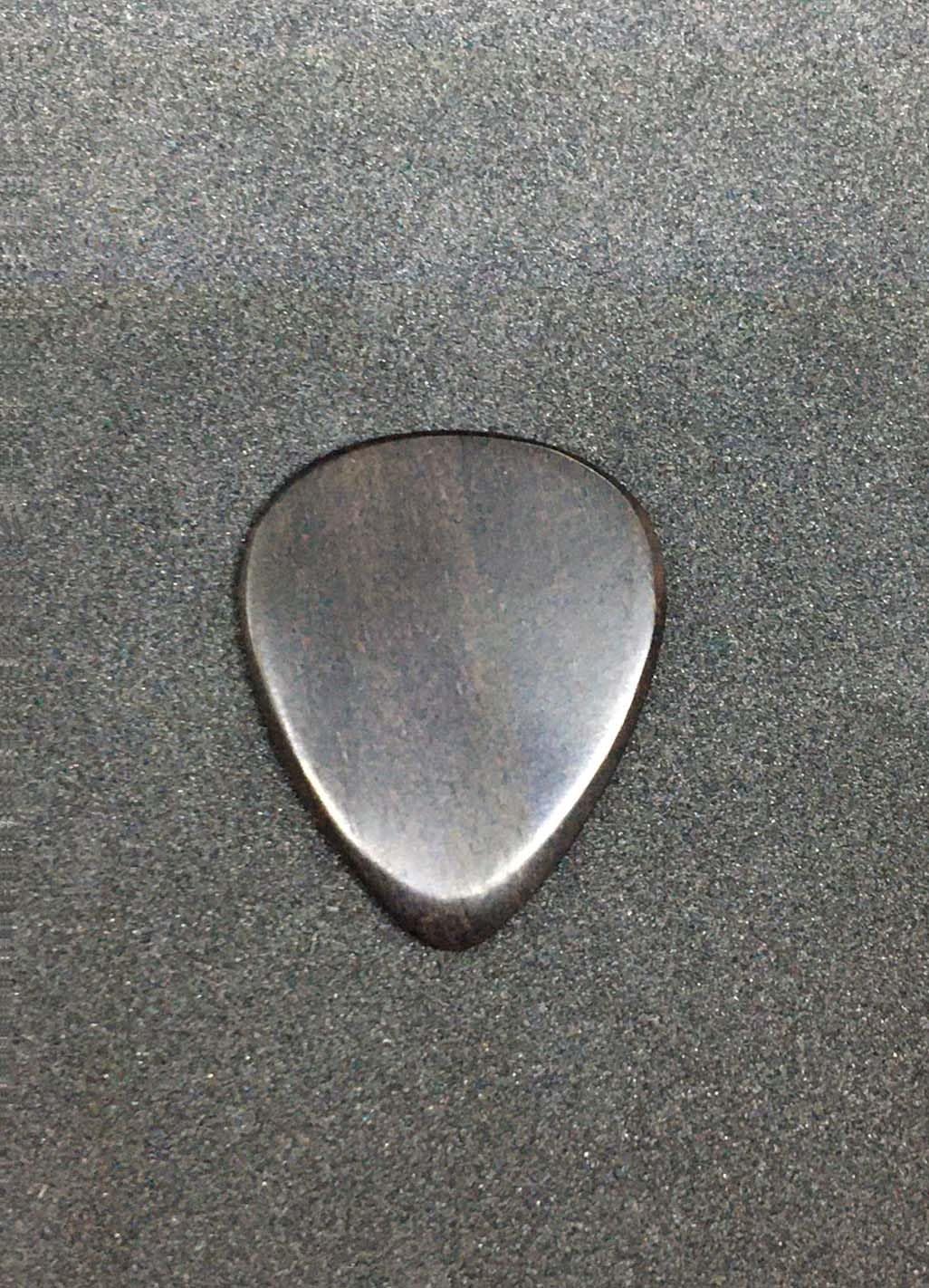Plettri per chitarra in legno di ebano per chitarra acustica elettrica, nero, confezione da 4