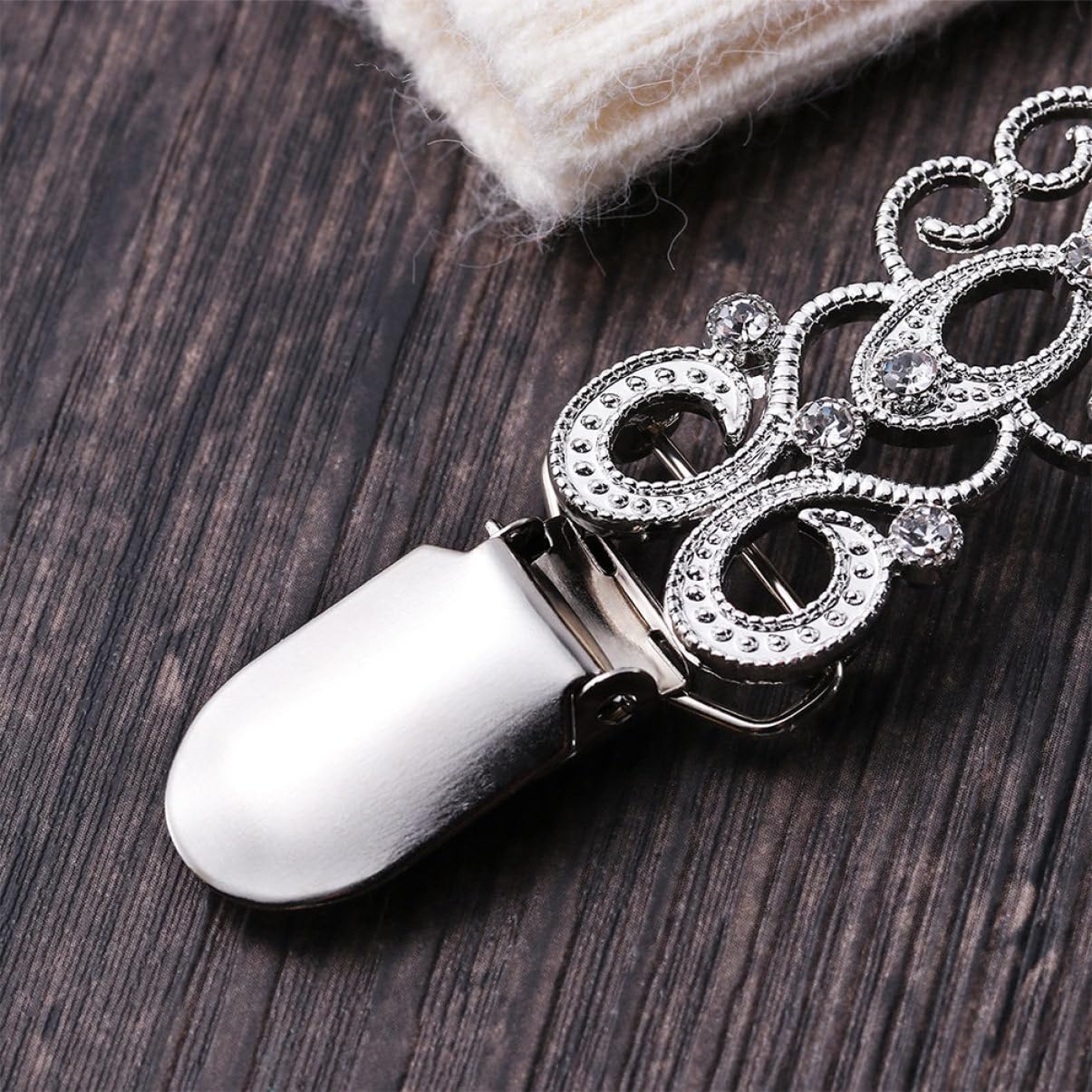 VALICLUD Pullover-schal-clip Cardigan-verschluss Karikatur Hüftclips Für Zubehör Graceling Schalclip Broschen Für Kleidung Retro-kleidungsclip Kleidungsbrosche Legierung Silver 7st