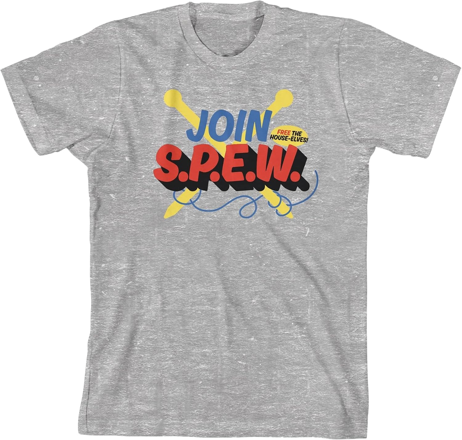 Harry Potter Join Spew Boy's Athletic Heather T-Shirt