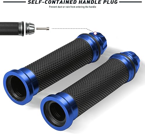 Miniatura 7 de DREAMIZER Mango de freno de gel para motocicleta, mango de goma de 78 pulgadas, compatible con CRF EXC YZF ProTaper Pro Taper Motorcross Dirt Pit