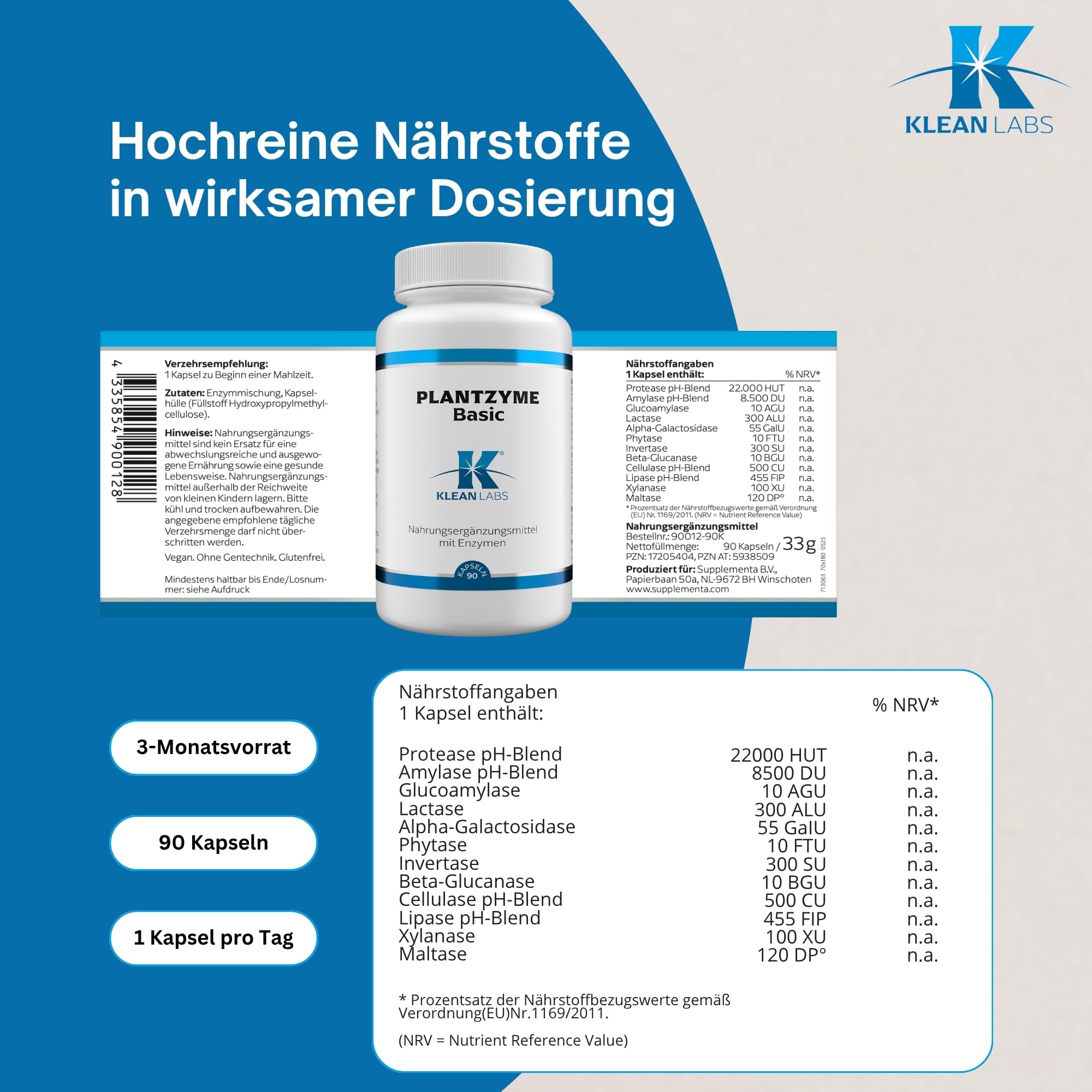 PlantZyme Basic Basic KLEAN LABS