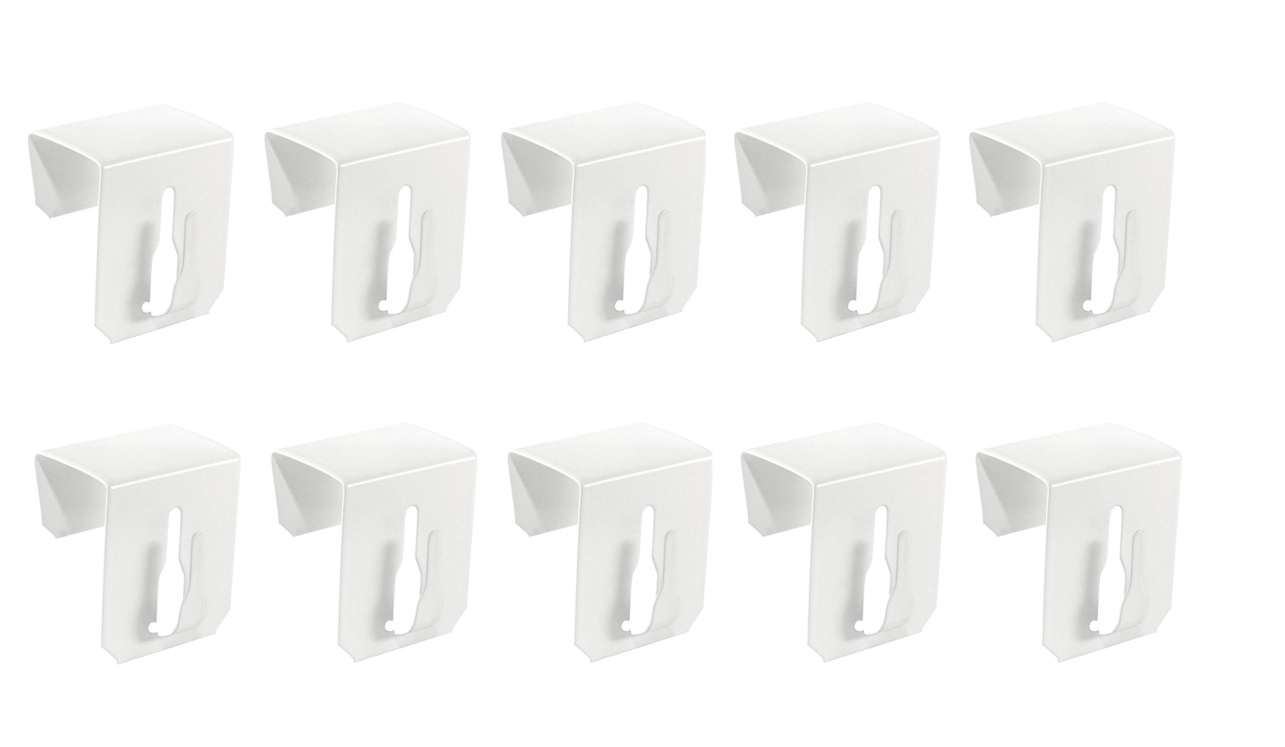 Ganci per finestra 10 pezzi 12-20 mm bianco universali