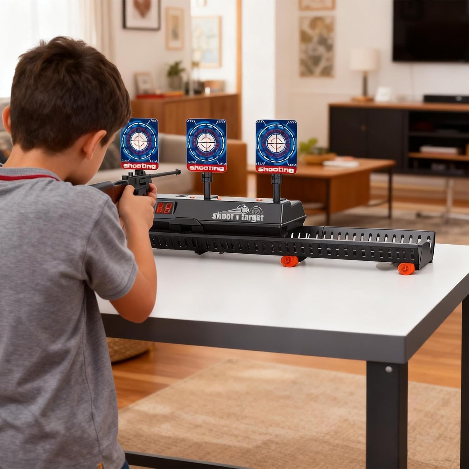 Electronic Scoring Targets | Automatic Portable Electronic Moving | Digital Scoring Practice Target Toy - for Kids Teens Indoor Outdoor Home Backyard Birthday Christmas