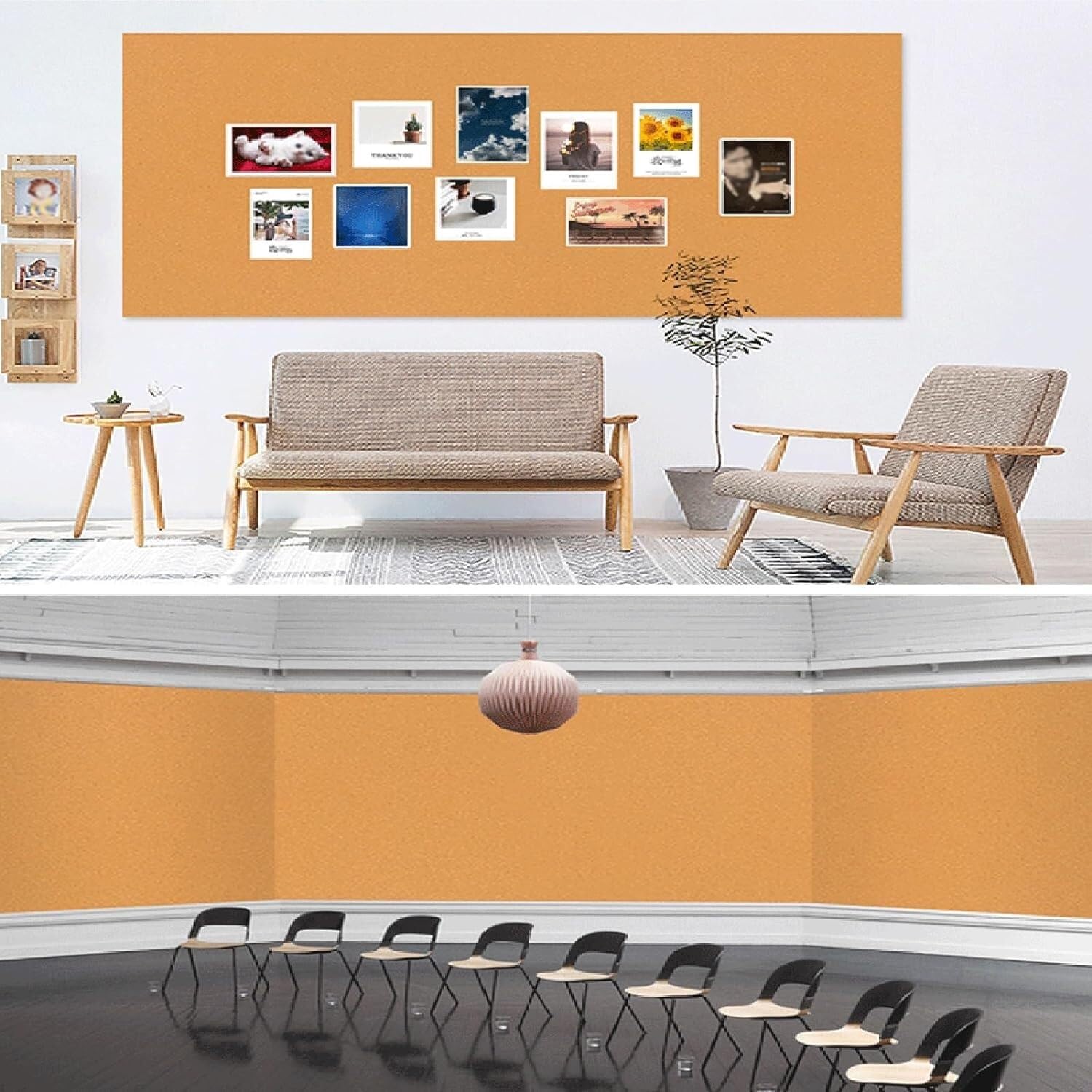 Rouleau de feuille de liège naturel de qualité supérieure de 6 mm d'épaisseur, idéal pour la décoration murale de tableau d'affichage et les travaux manuels, 1,22 x 4,10 m, durable et polyvalent, pour
