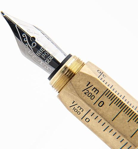 Miniatura 8 de MONTEVERDE Pluma estilográfica USA 9 en 1 en latón  Punta de punta, pluma multifuncional mecanizada a mano con lápiz capacitivo, destornilladores,