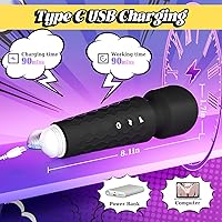 Vista 5 de Vibrador de juguetes sexuales para mujeres, vibradores personales masajeadores, estimulador de clítoris recargable por USB, juguetes sexuales, 10