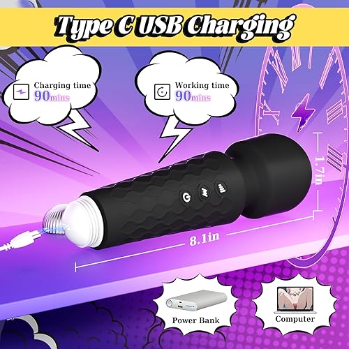 Miniatura 5 de Vibrador de juguetes sexuales para mujeres, vibradores personales masajeadores, estimulador de clítoris recargable por USB, juguetes sexuales, 10