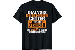 Dialysis Detention Center No Parole Graphic T-Shirt
