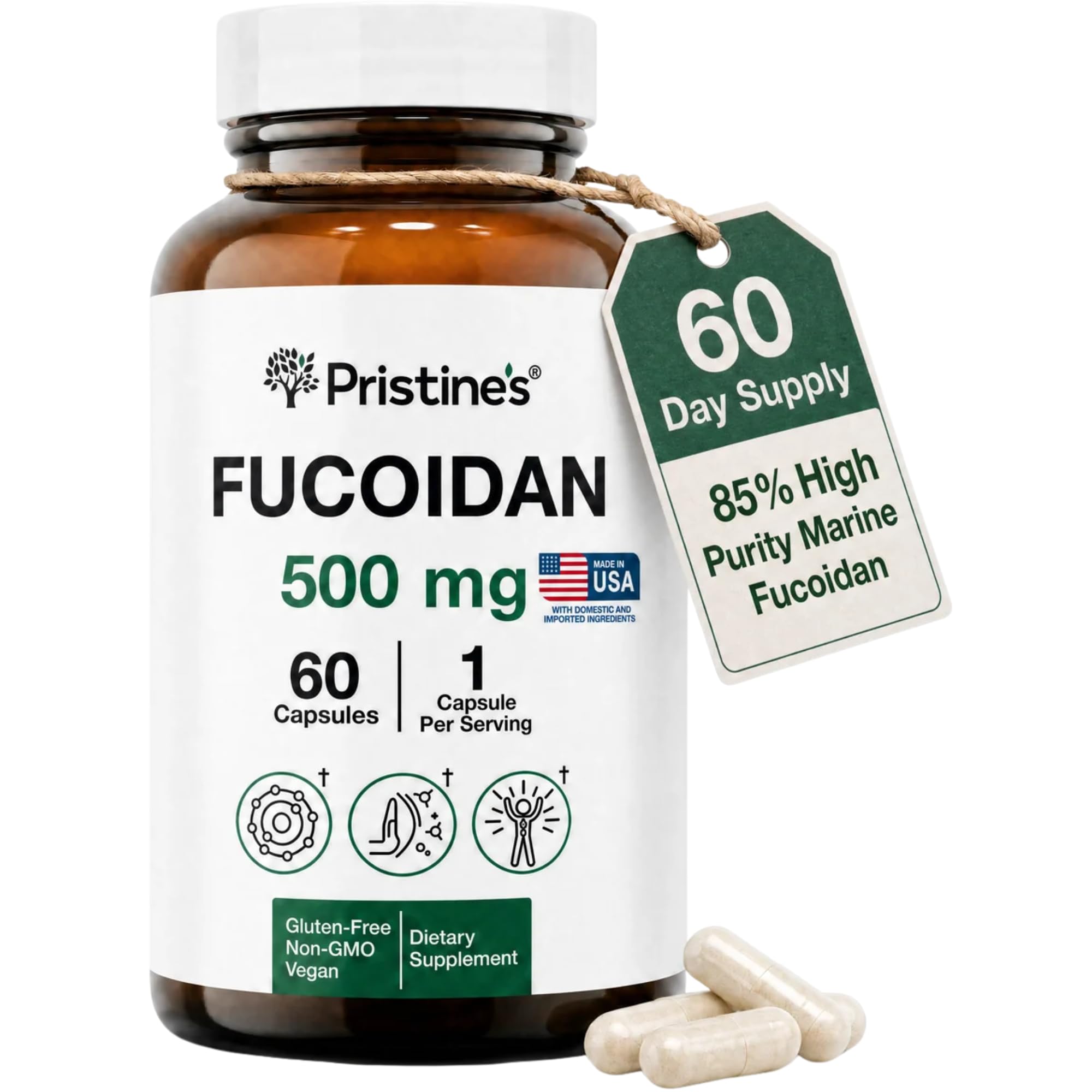 PRISTINE'S Fucoidan 500mg