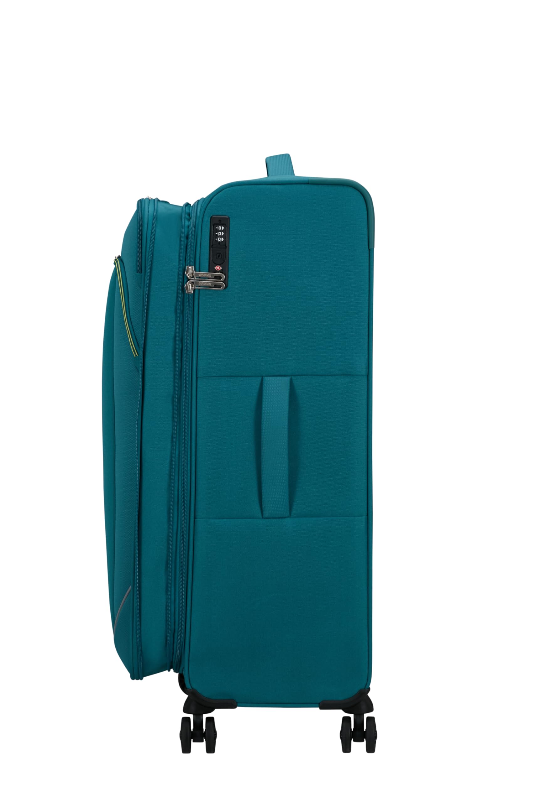 American Tourister Poproll - Set di 3 valigie morbide (Bagaglio a mano, Media, Grande), Leggero - Verde (Teal)
