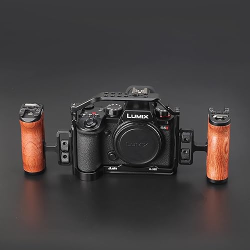 Miniatura 8 de Fotga Jaula de cámara S5II para Panasonic Lumix S5II S5 Mark II G9II G9 Mark II sin espejo para cámara sin espejo, compatible con trípode Arca Swiss