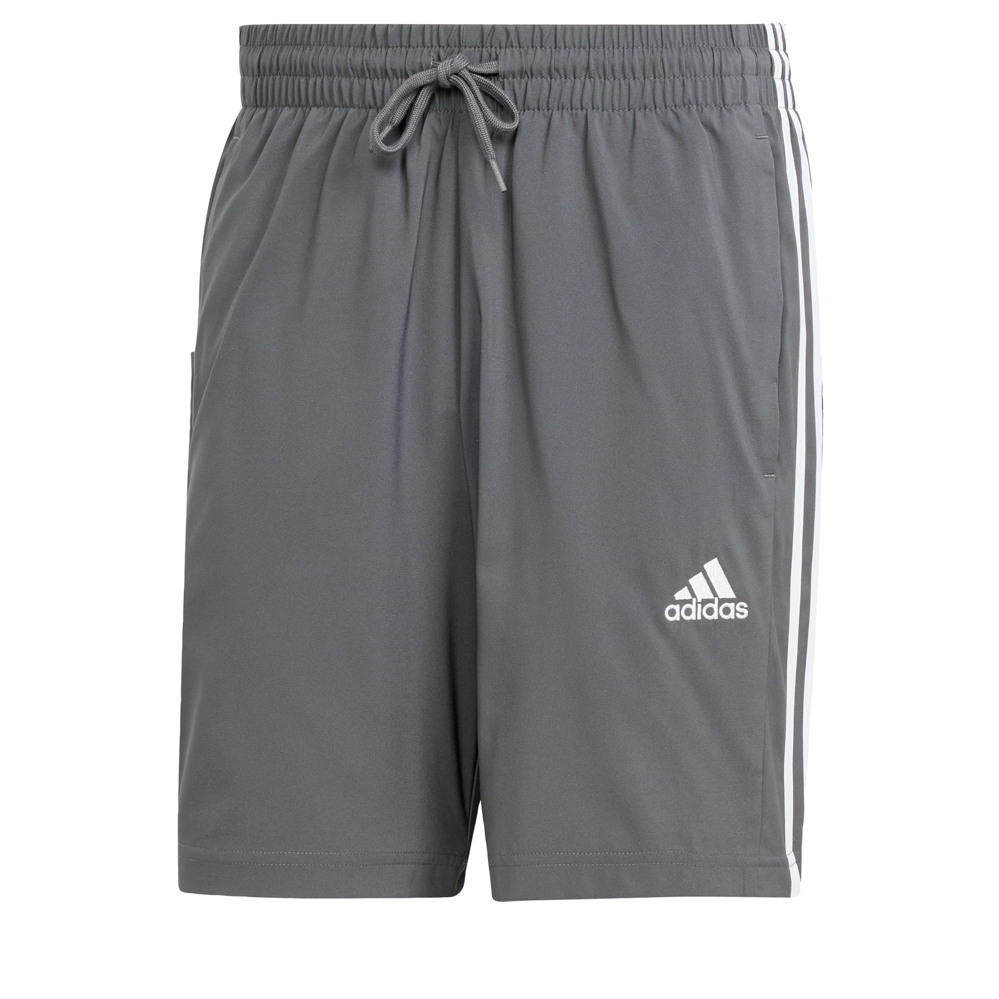 adidas Men's AEROREADY Essentials Chelsea 3-Stripes Shorts, Grey Six, S