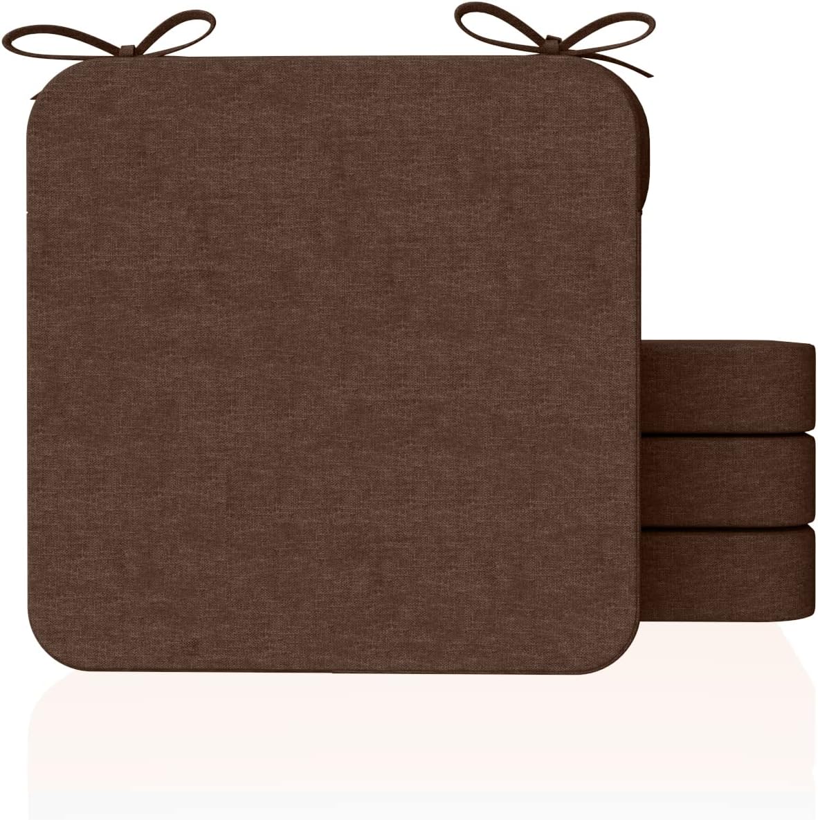 AAAAAcessories Square Chair Cushions for Dining Chairs with