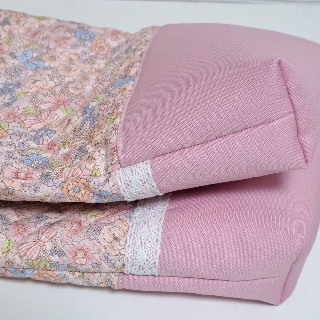 Amazon.co.jp: ハンドメイドレッスンバッグ 花柄 ピンク 入園入学