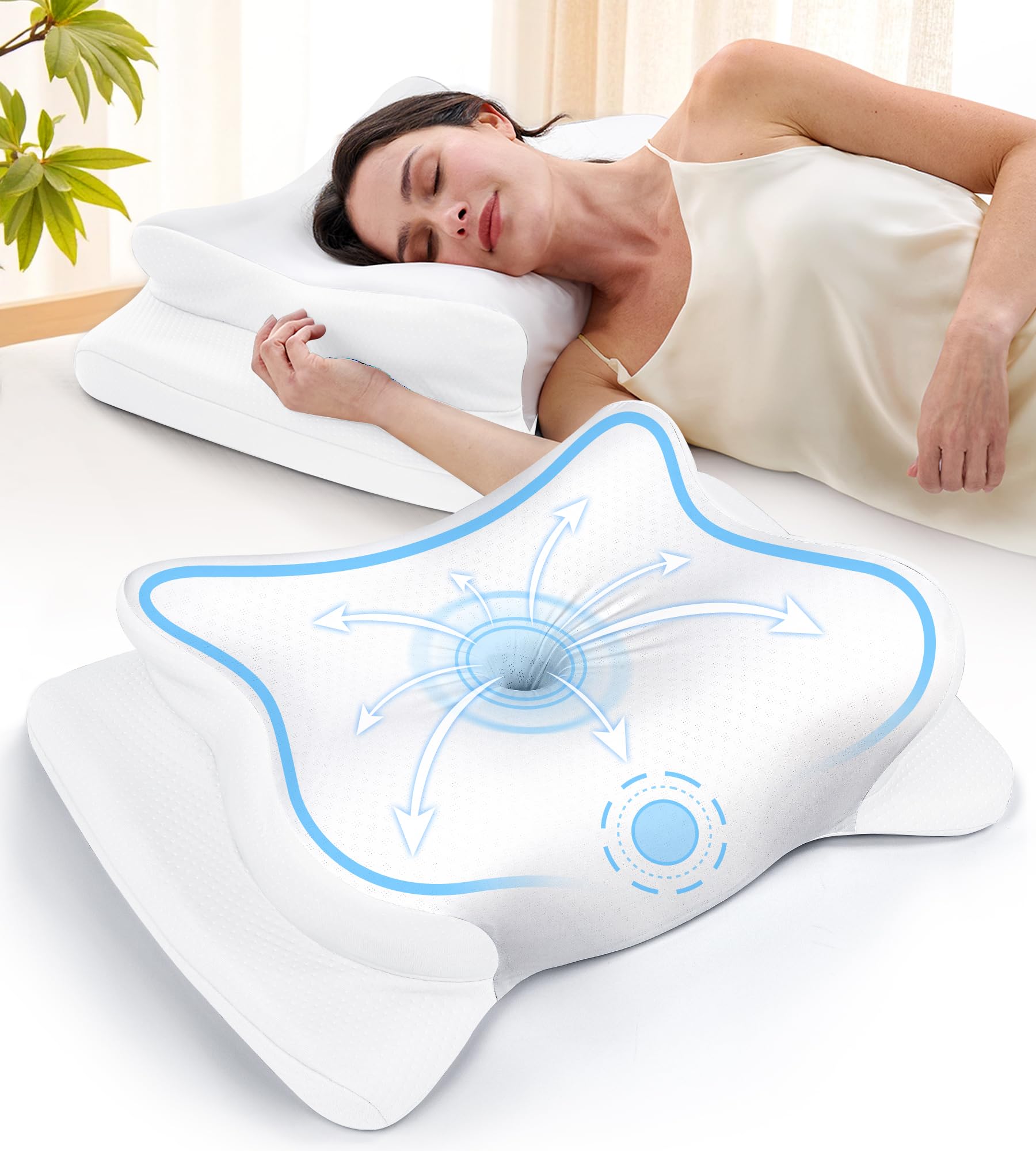 EKIFT Beauty Sleeping Cooling Pillow