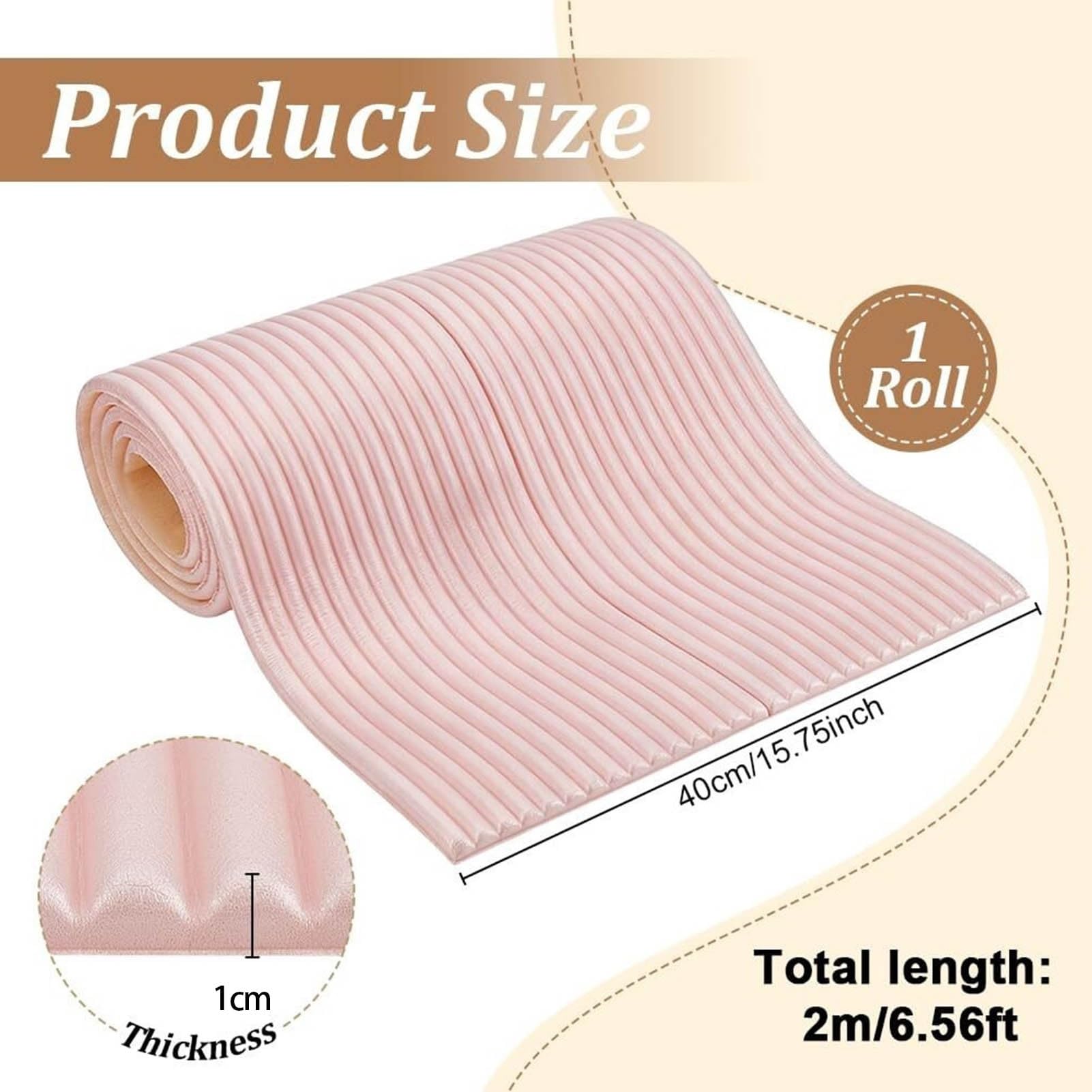 2-metrowa antykolizyjna podkładka ścienna, szerokość 40 cm, panele ścienne 3D, pasek kolizyjny DIY | Wyściełane panele ścienne, tapicerowane panele ścienne, antykolizyjna podkładka ścienna (