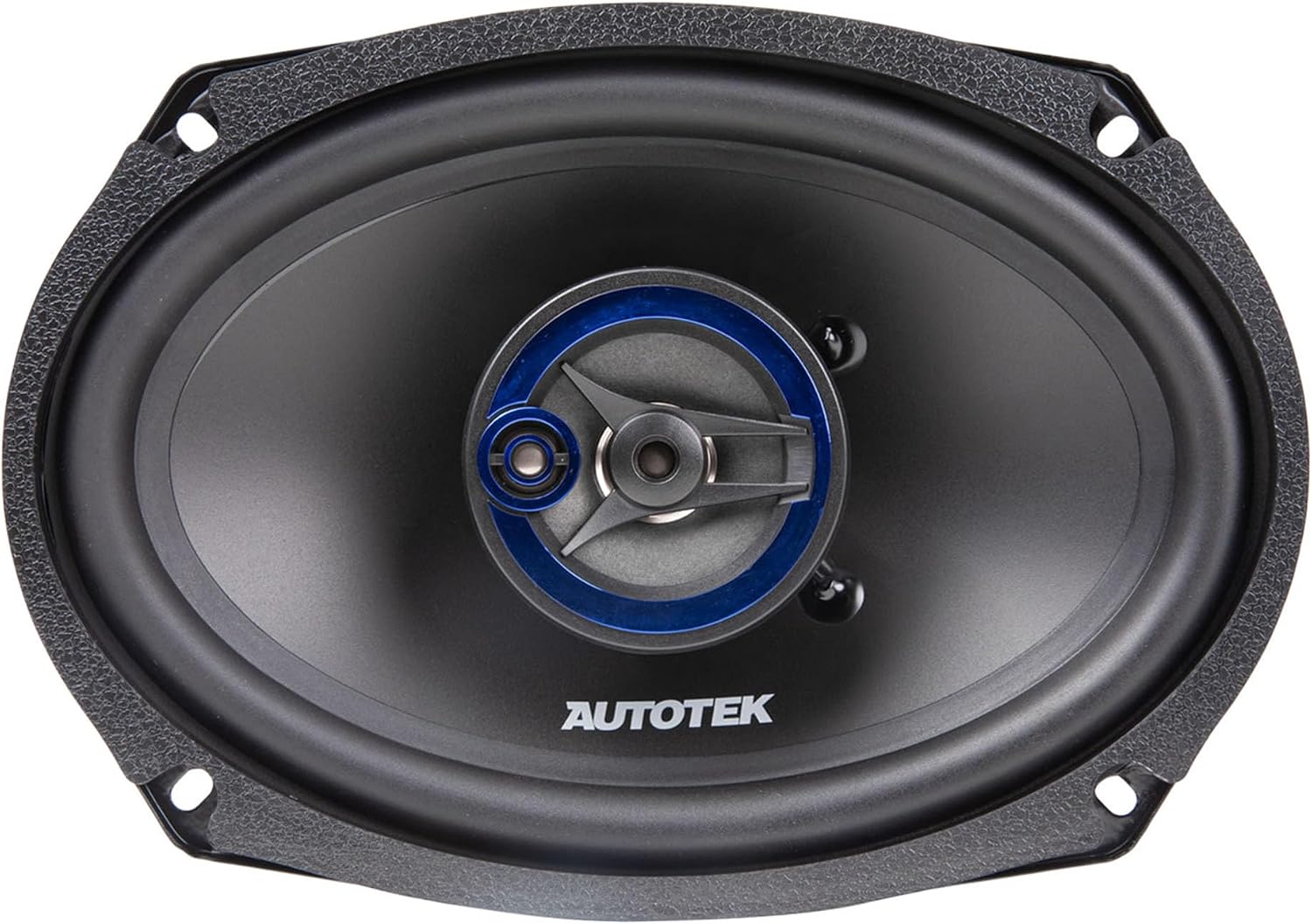 Autotek Street Machine 6 x 9 Inch 3-Way Car Audio Coaxial Speakers with Neo Mylar Soft Dome Tweeters for Crystal Clear Sound and Poly Cones, Pair