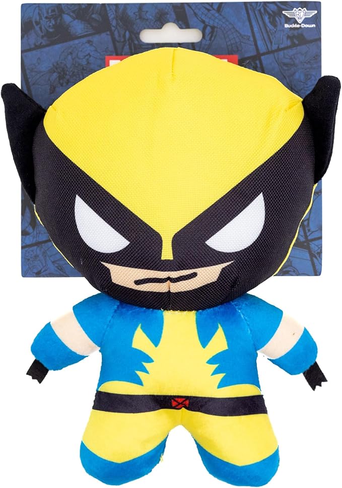Juguete para Perro Marvel Comics Squeaky Plush Wolverine 3.5" x 6.0" miniatura 4