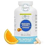 Core Med Science Liposomal Vitamin C 1000mg, 60 Capsules - Non-GMO Natural Liposomal Vitamin C Supplement That Promotes Healthy Skin - Immune System Booster for Adults, Supports Collagen Formation