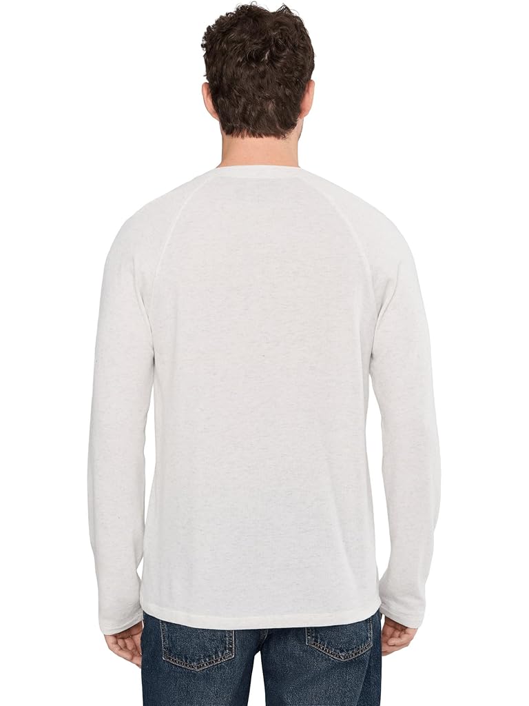 Bone Faherty Long Sleeve Cloud Henley