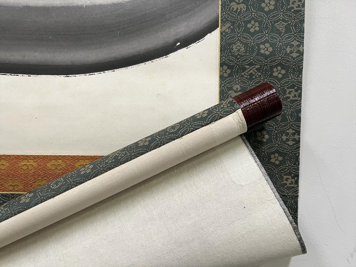Amazon.co.jp: 臨済宗国泰寺稲葉心田萬古不倒達磨画賛紙本d688箱茶道具