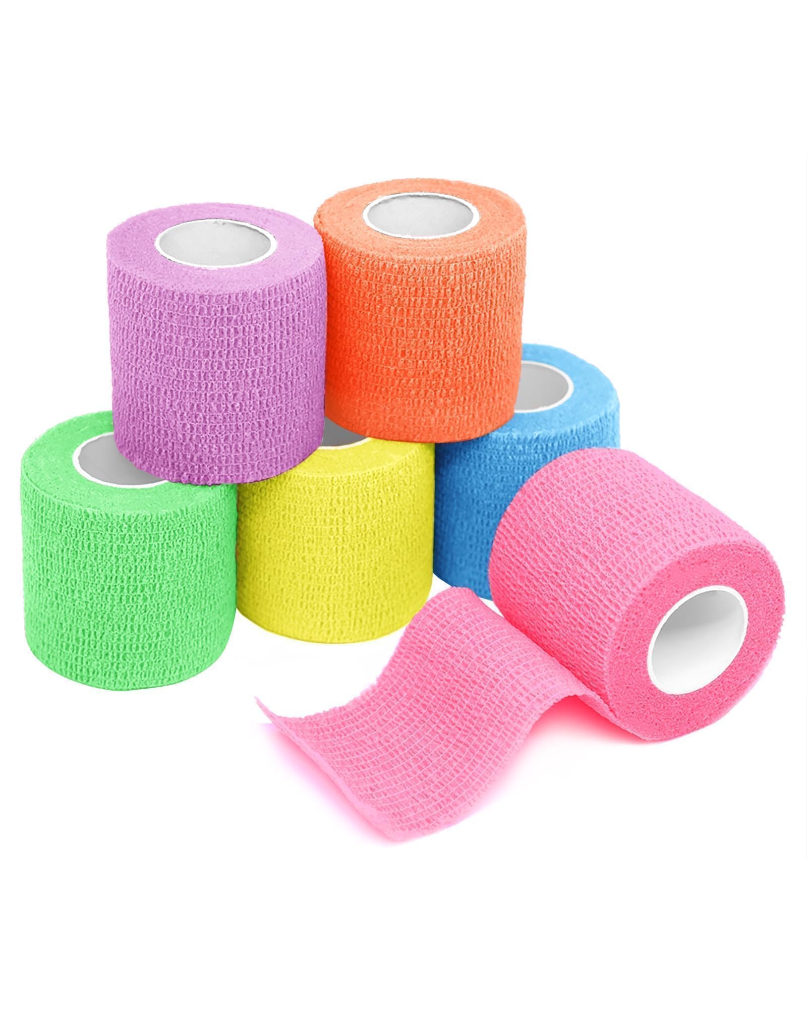 FriCARE Self Adhesive Bandage Wrap, Medical Tape in First Aid Kit