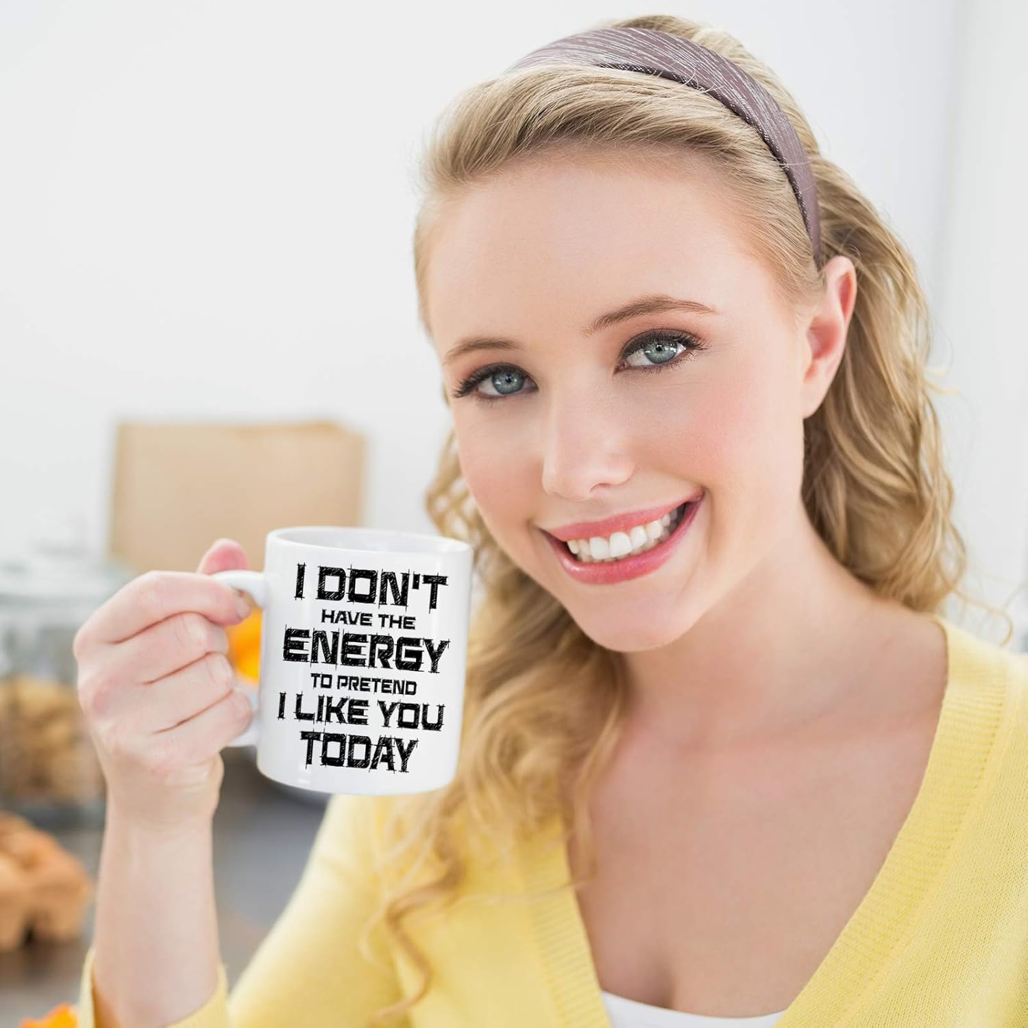 Crаzу Dеаlѕ I Don't Have The Energy To Pretend I Like You Today Novelty Mug - Funny White 11 Ounce Coffee Mug - Great Gift for Mom, Dad, Co-Worker, Boss, Friends and Teacher by Mad Ink Fashions