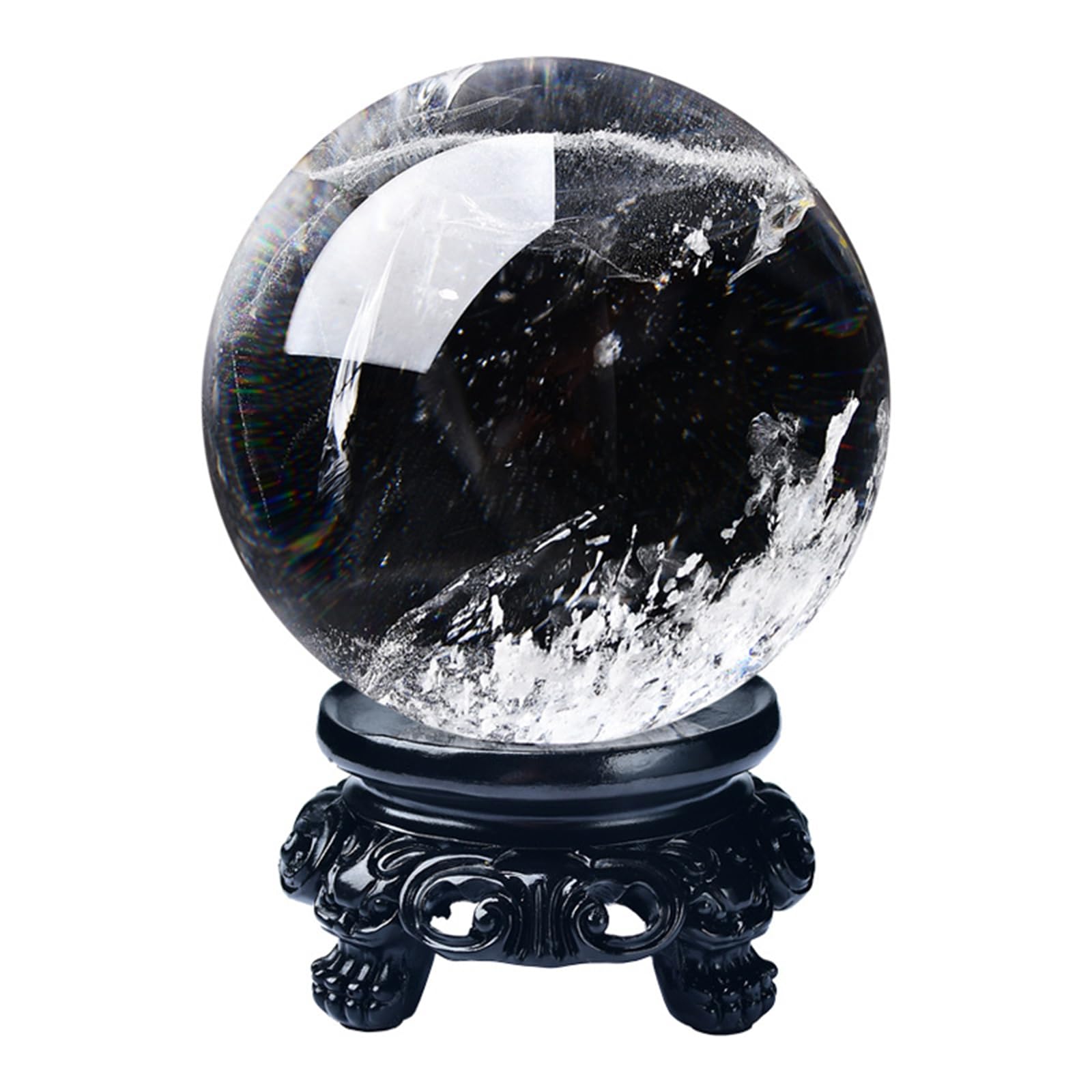 Boule de cristal feng shui pour une décoration d'intérieur harmonieuse