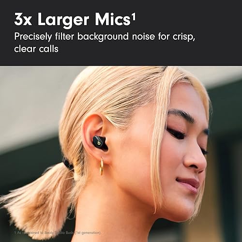 Miniatura 5 de Beats Studio Buds + Auriculares inalámbricos con cancelación de ruido True Wireless - Negro/Oro (Renovado Premium)