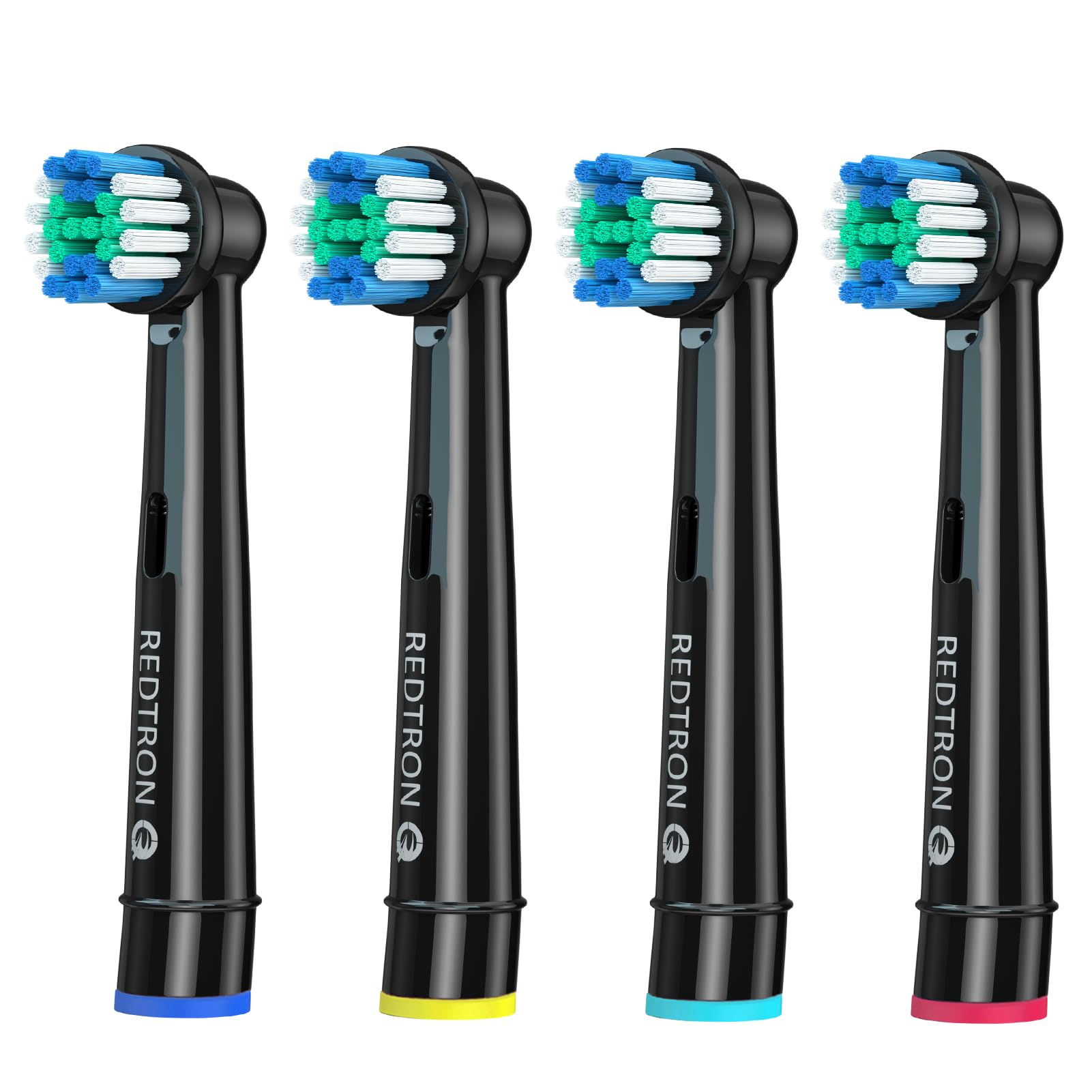 REDTRON Recambios para Cepillo de Dientes Eléctrico compatible con Oral B (4 unidades), Cabezal de cepillo de dientes Precision Clean Pro1000 Pro3000 Pro5000 Pro7000 y más - 2