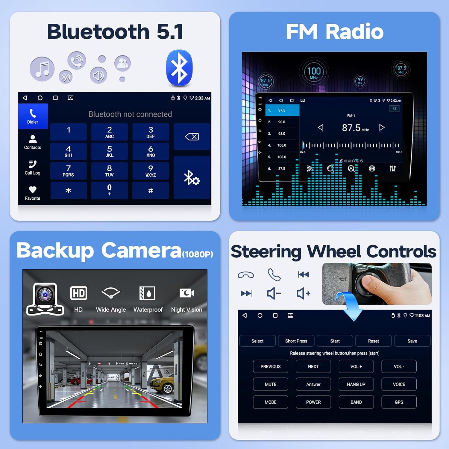 Wireless CarPlay, Android Auto, and MirrorLink Features