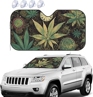 Parasol para parabrisas de automóvil, plegable, para la mayoría de los sedanes, SUV, camiones, accesorios de automóvil, tamaño mediano, color blanco