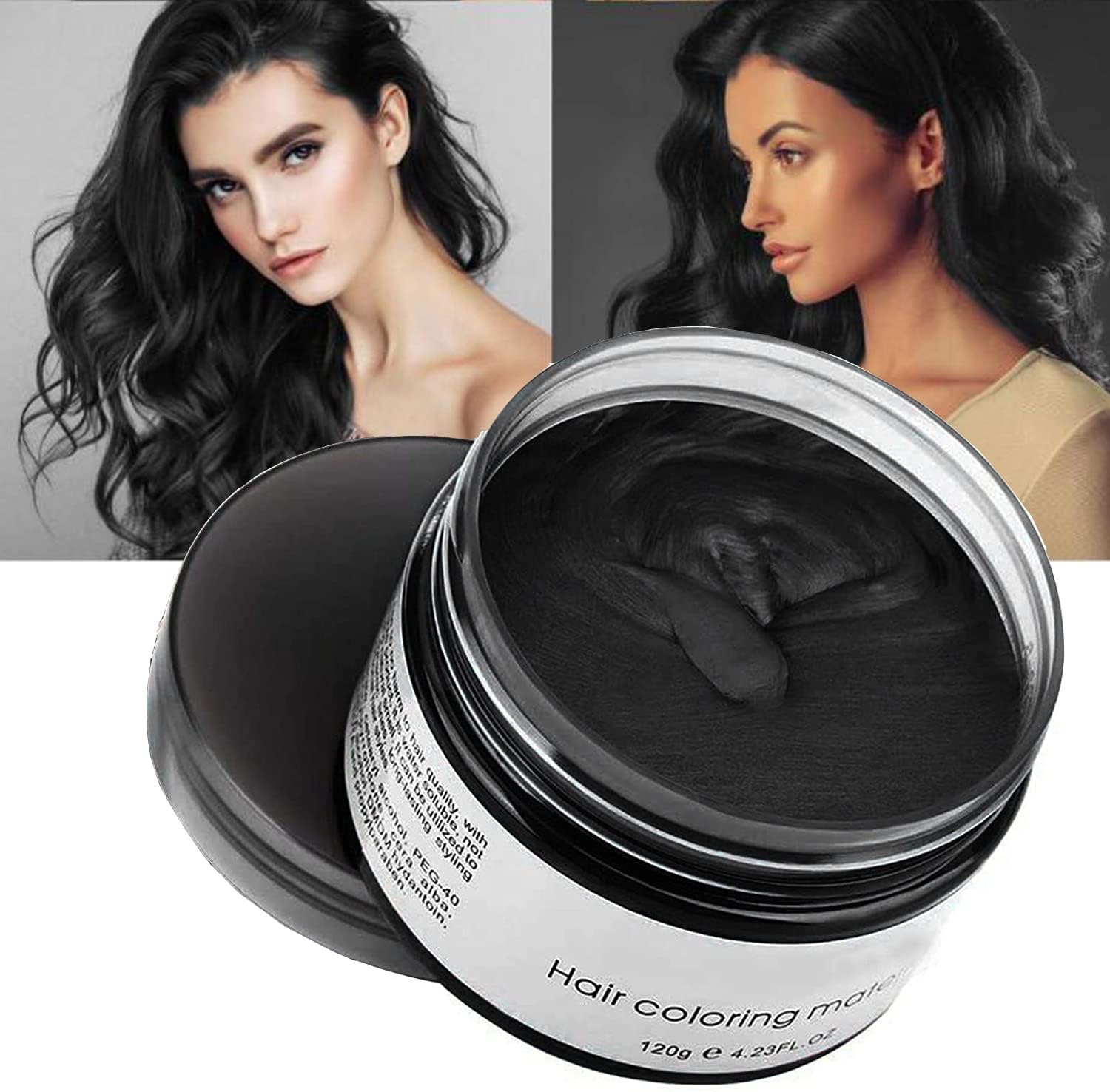 Unisex Hair Wax Color Dye Styling Cream Mud, Temporary Hair Color Wax