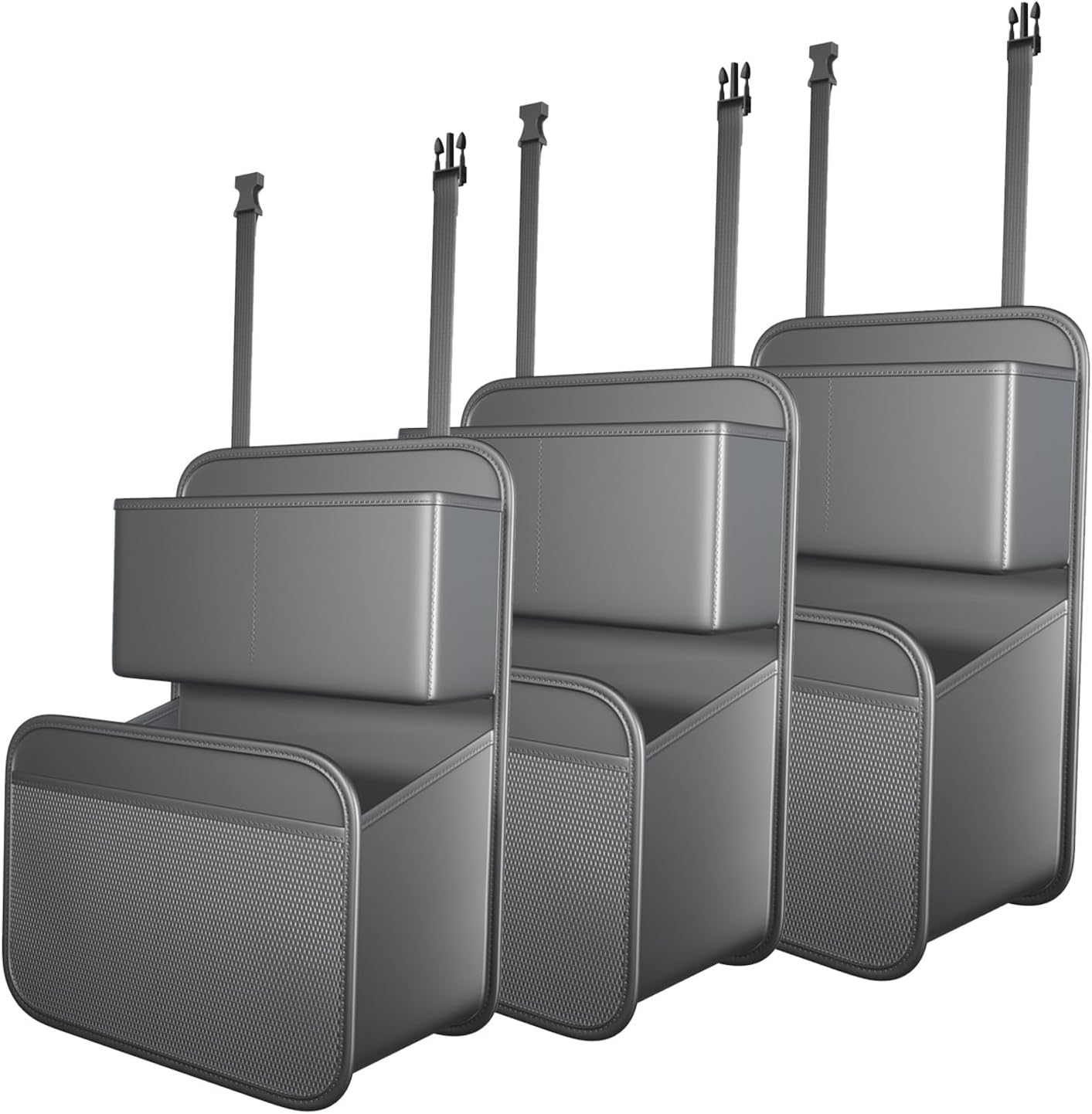 スズキエブリイ EVERY DA17VとDA17W 2015年～現行モデル専用 車用 シートバックポケット 大容量 折りたたみ式 防