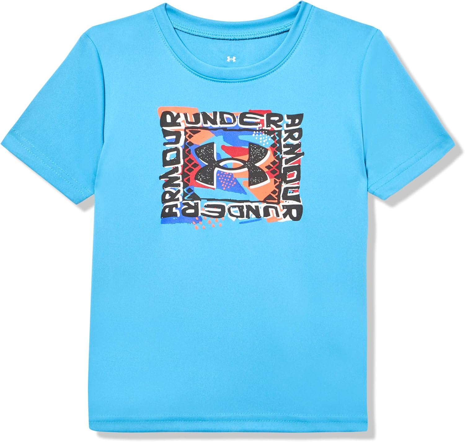 Under Armour Boys Short Sleeve Logo Graphic T-Shirt, Lightweight & Breathable, Relaxed Fit