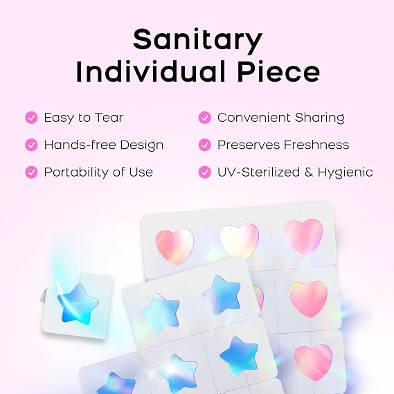 Pimple Patches for Face, Cute Hydrocolloid Acne Patches, Colorful Hologram Star Sport Stickers, Zits & Blemish, Pimple Patch with Salicylic Acid, Blue Pink Heart Moon Butterfly (48 Count)