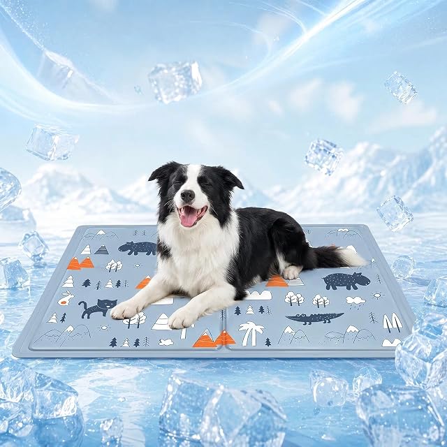 TFSZE Alfombrilla Refrescante para Mascotas,Manta Refrigerante Perro,Cama Frio Animales Colchon Mascotas…