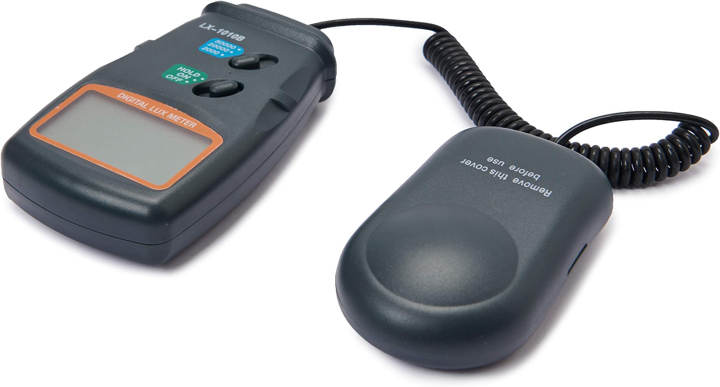 Beslands Digital Luxmeter Light Meter, Lumens Meter for Photography Grow Plants Photometer Lighting Intensity Brightness Measurement Photo Illuminance Sensor LCD Display 0-50,000 Lux Range LX-1010B